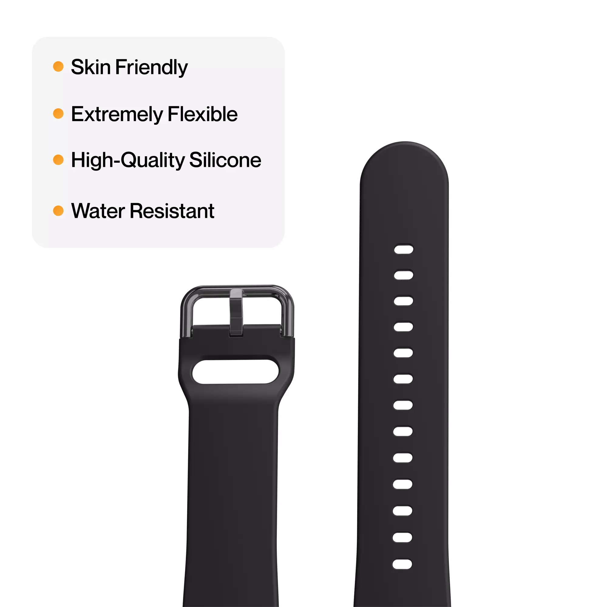 Ambrane 22mm Silicone Strap (Curve) - Image 5